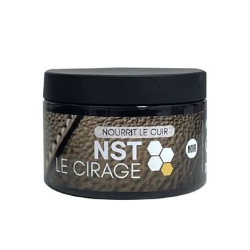 Picture of NST Le cirage pot 100.ml - Natural beeswax for black shoes